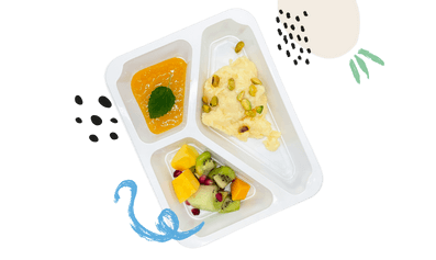 krem budyniowy deser z pistacjami dietetyczny posiłek z cateringu dietetycznego