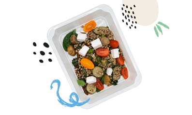 kasza gryczana z warzywami wege dietetyczny posiłek z cateringu dietetycznego