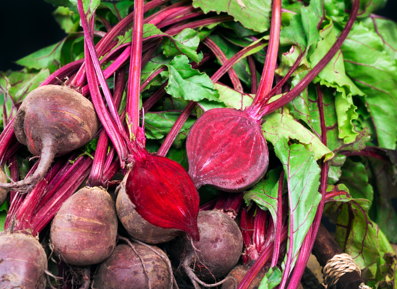 Świeża botwinka i buraki – zdrowe warzywa liściaste w cateringu dietetycznym