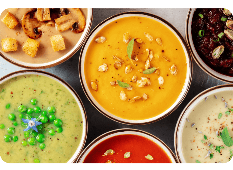 zdrowe zupy w diecie cateringowej, wartościowe składniki w dietetycznym menu