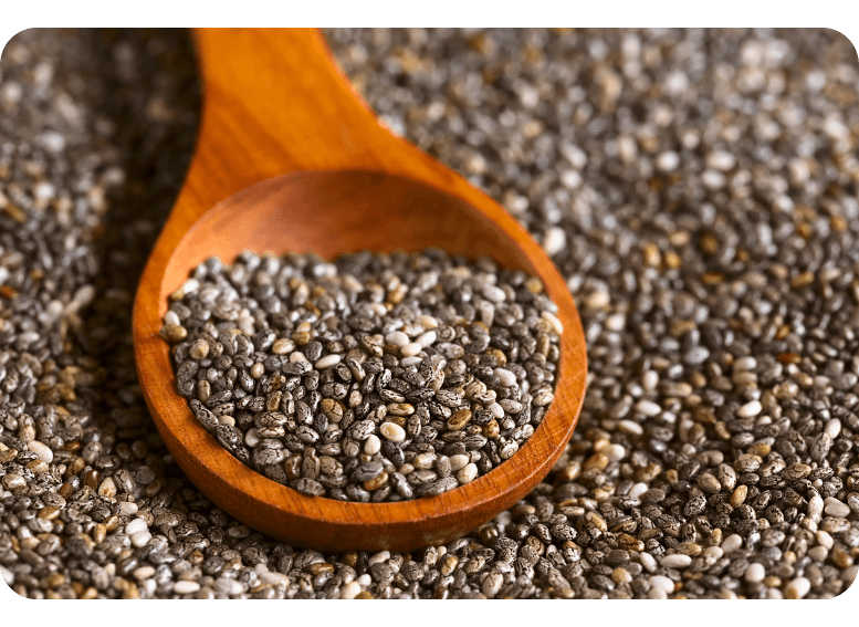 Nasiona chia – superfood pełne błonnika i kwasów omega-3, doskonałe do puddingów i koktajli w zdrowej diecie.